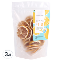딜라잇가든 과일칩 딜라잇 레몬 슬라이스, 50g, 3개