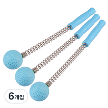 케이케이컴퍼니 골프공 안마기, 6개입, 블루