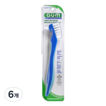 검 덴쳐브러쉬 틀니칫솔 랜덤 발송, 1개입, 6개