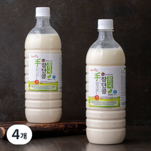 프레시오늘 신선냉장 껍질째 손수 영양가득 진한 윤성순장모님 장단콩 콩국, 800ml, 4개