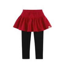 월튼키즈 여아용 쁘띠플레어융 기모 치렝스