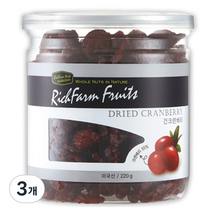 리치팜너트 건크렌베리, 220g, 3개