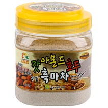 오양식품 잣 아몬드 호두 안동 흑마차 800g, 1개
