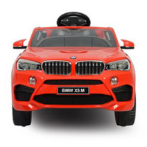 대호토이즈 BMW X5 M 우레탄 바퀴 유아 자동차, 레드