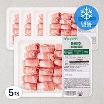 돌돌말이 대패삼겹살 (냉동), 700g, 5개