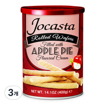 조캐스타 웨이퍼롤 애플파이맛, 400g, 3개