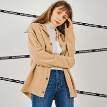 골드퍼센트 여성용 캐시 스탠 카라 니트 가디건