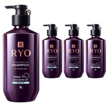 려 자양윤모 9ex 탈모전문케어 민감성 샴푸, 4개, 400ml