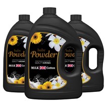 아토세이프 퍼퓸 섬유유연제 베이비 파우더 본품, 3.06L, 3개