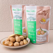 조인 누테이블 메추리알 장조림, 350g, 2입