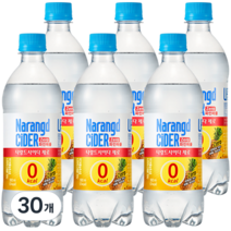 나랑드사이다 제로 파인애플, 500ml, 30개