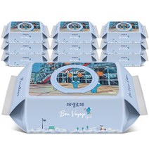 페넬로페 본보야지 퐁피두 저자극 아기물티슈 캡형, 10팩, 70매