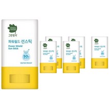 그린핑거 유아용 파워쉴드 선스틱 워터프루프 SPF50+ PA++++, 6개, 18g