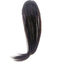 하이유니 사이드 뱅 앞머리 헤어피스 30cm 2피스 세트, 브라운블랙, 1세트