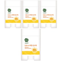 그린핑거 인텐시브 투명 선밤, 20g, 4개