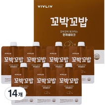 꼬박꼬밥 식사대용 밤 맛 한끼 쉐이크, 40g, 14개