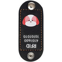 뽀시래기 강아지 동물등록 RFID 외장인식칩 가죽형 인식표, 28