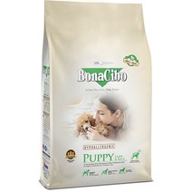 보나시보 퍼피 작은 알갱이 강아지 건식 사료, 양, 1.2kg, 1개