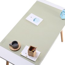아리코 와이드 가죽 논슬립 데스크패드, 그린