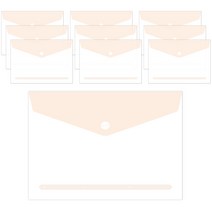 투영디자인 엘리트 포켓 봉투화일, 베이지, 10개입