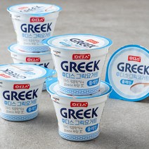 후디스 그릭요거트 플레인, 80g, 6개