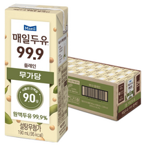 매일두유 99.9 플레인, 190ml, 24개 상품 사진