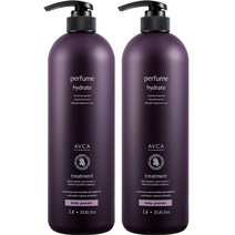 아브카 퍼퓸 대용량 트리트먼트 베이비파우더향, 1000ml, 2개