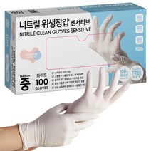 러버랩 니트릴 위생장갑 프로 크림핑크 중, 중(M), 1개