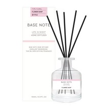 베이스노트 홈 디퓨져 150ml + 섬유스틱 5p, 플라워샵