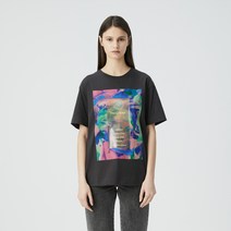 미카이브 여성용 홀로그래픽 반팔 티셔츠 HVTS320A