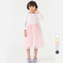 롤리트리 아동용 시원 단추 가디건