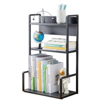 21세기트랜드 이지 철제 미니 선반 3단, 블랙