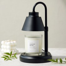 에인디 초초캔들워머 블랙+소이캔들280g 세트, 라벤더바닐라, 1개