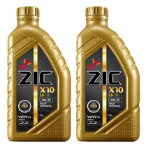 SK엔무브 지크 X10 LS 엔진오일, 2개, 0w-20, 1L