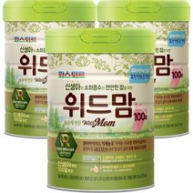 파스퇴르 무항생제원유 위드맘 분유 100일, 3개, 750g