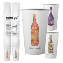 탐사 고평량 종이컵 500ml, 100개입, 1박스