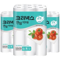 크리넥스 안심 클래식 키친타올 140매, 12롤, 3개