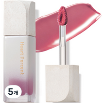 하트퍼센트 도트 온 무드 퓨어 글로우 틴트, 15 비바 플럼, 6.8g, 5개