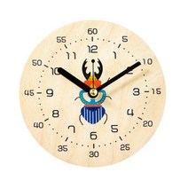 나룸 브론즈하우스 자작나무 교육용 탁상시계 PSC-105, 사슴벌레