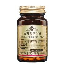 솔가 엽산400(275.6g)100정 임산부영양제, 100개입, 1개