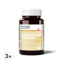 인테로 식물성 아마씨유 리놀렌산 90g, 90정, 3개, 90정
