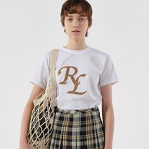 로켓런치 여성용 RL CHECK PATCH 티셔츠