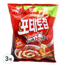 포테토칩 엽떡 오리지널맛, 50g, 3개