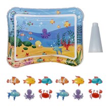 아가프라 워터 플레이 촉감 매트 + 물고기 12p, 혼합색상