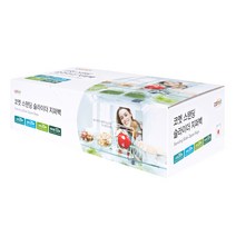 코멧 스탠딩 슬라이더 지퍼백 소형20매+중형20매 +대형20매+특대형 12매 혼합, 1팩