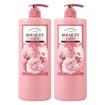 부케가르니 모이스처 바디워시 화이트머스크, 2개, 1500ml