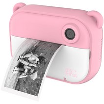 마이퍼스트 프린트 인스타 어린이 프린트 카메라 핑크 MFC-21, 핑크컬러 (32G SD카드+인화지 3롤 포함)