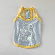 그루밍독 반려동물 루미너스 베어 야광 나시, 소라