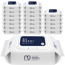 노메이커 물티슈 캡형, 100매, 20팩