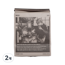 헬로모닝 우아 스페셜티 원두 과테말라 엘 소코로 파카마라, 홀빈(분쇄안함), 200g, 2개